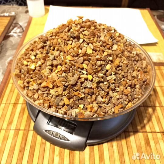 Янтарь 4-8 мм и Янтарная пудра