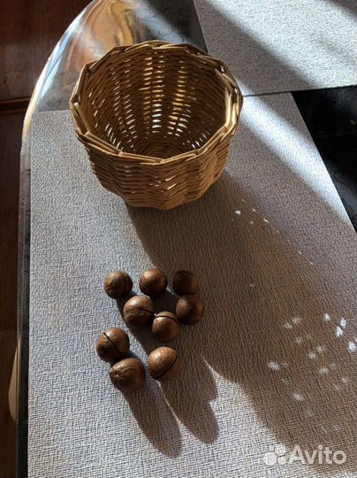 Корзинка плетеная для декора