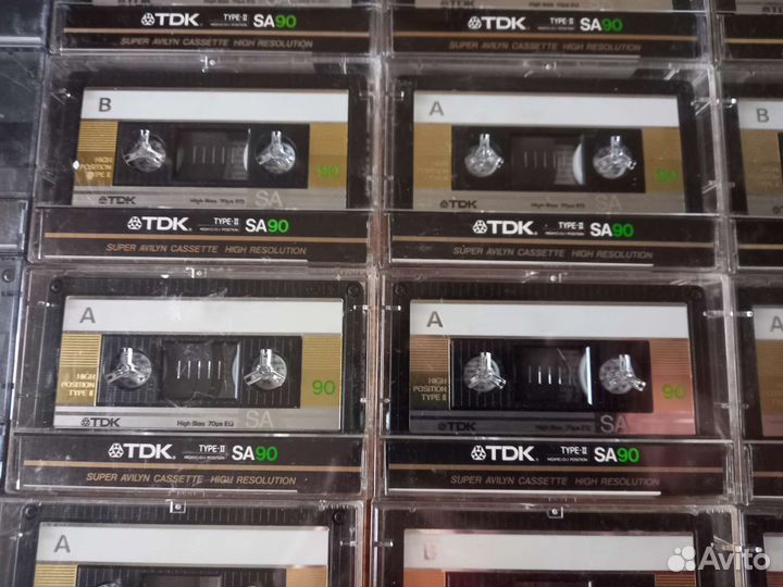 Аудиокассеты TDK SA 90 Gold, TDK SA 90