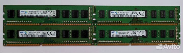 Оперативная память Samsung DDR3 1600mhz 4 Gb