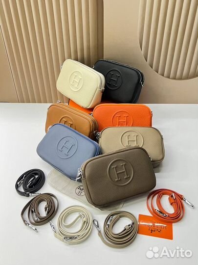 Сумочка женская Hermes кросс боди