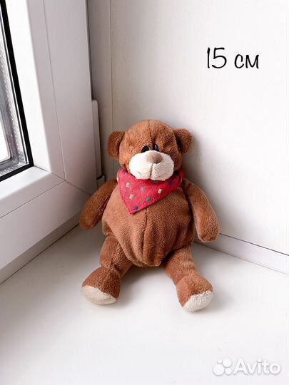 Мягкая игрушка собачка, коровка, мишка