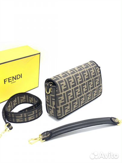 Сумка fendi baguette ткань