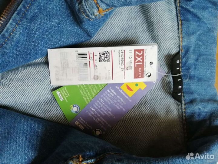 Жилетка джинсовая sisley для девочки на 12-14 лет