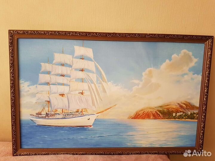 Картина парусник
