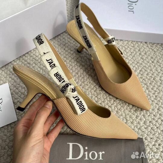 Женские туфли Christian Dior Slingback 6 см