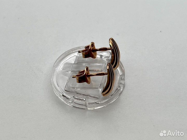 Золотые серьги 585 пробы