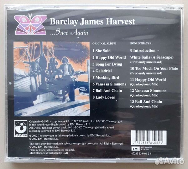 Компакт диски Barclay James Harvest