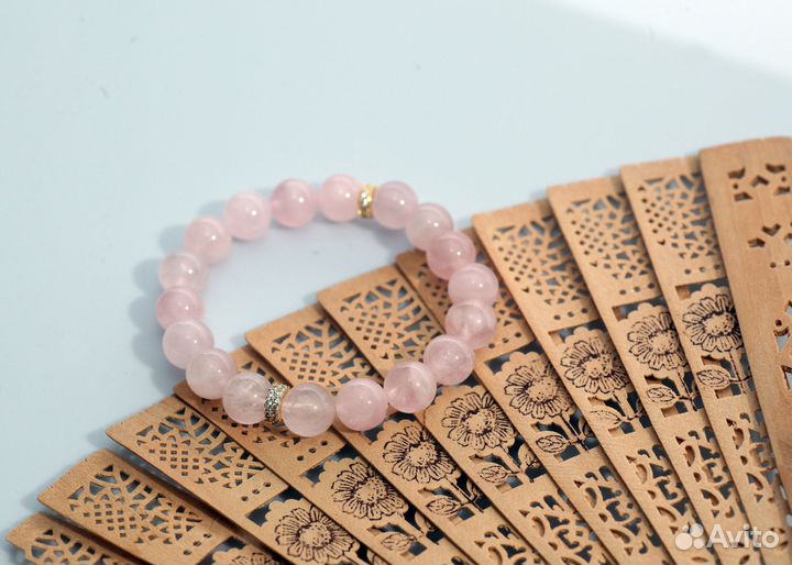 Розовый кварц камень