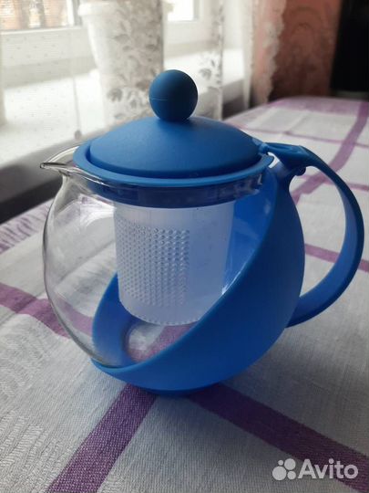Чайник заварочный новый стеклянный 750 мл