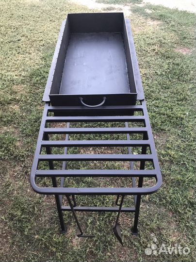 Мангал 4 мм металл со съёмной жаровней