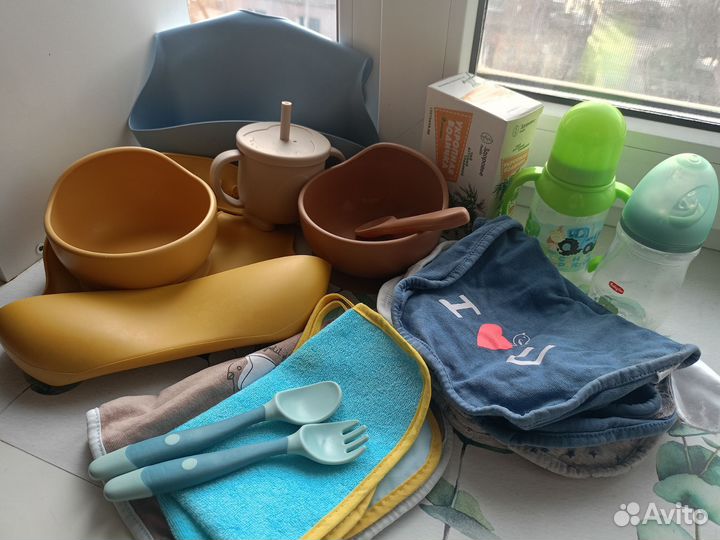 Силиконовая посуда для малыша
