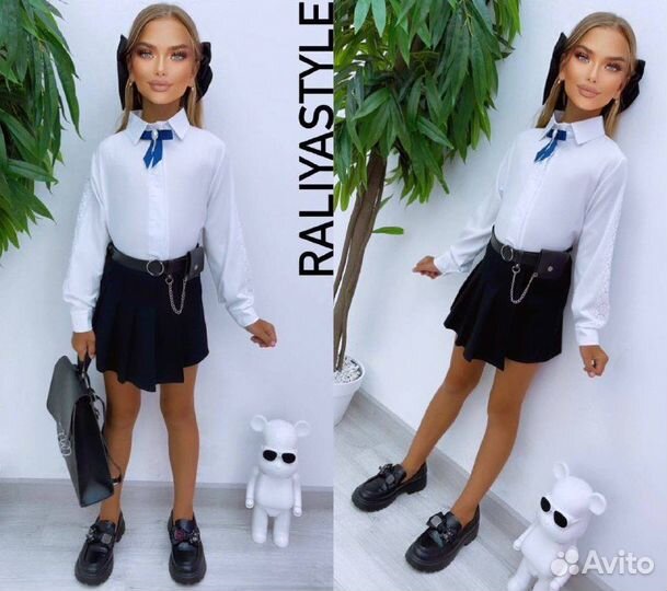 Белая блузка на 10 лет