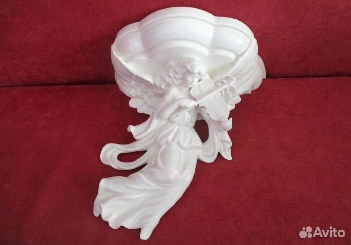 Консоль коллекц.фарфор Ангел Скрипачка Европа