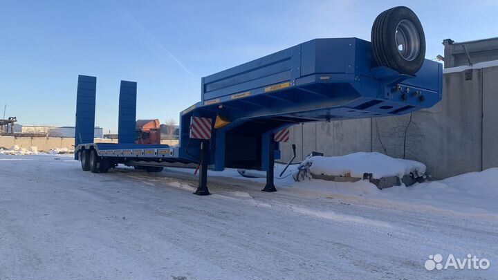 Полуприцеп трал (тяжеловоз) Авиком 98712-04 с ломаной рамой, 2023