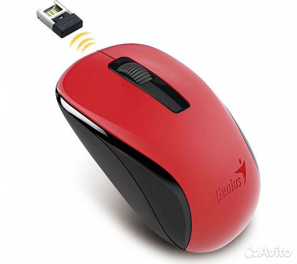 Беспроводная мышь Genius NX-7005, красный