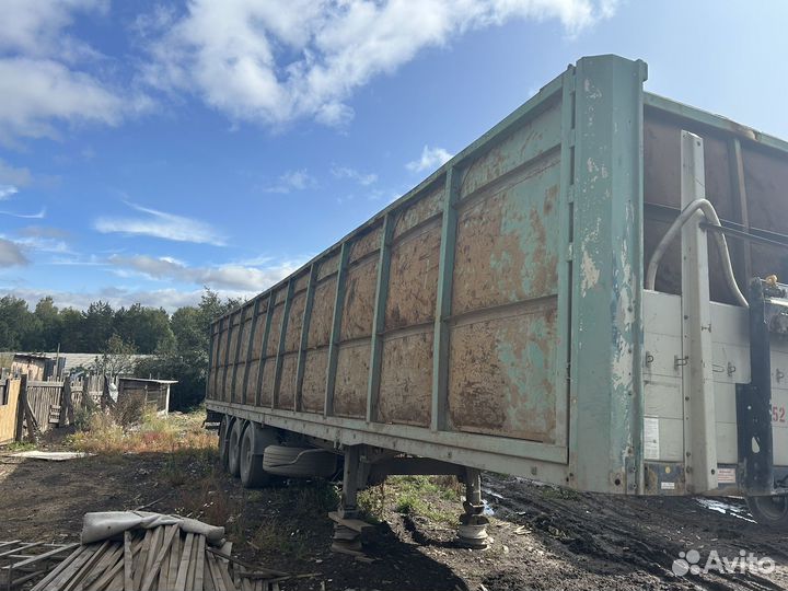 Полуприцеп бортовой Schwarzmuller трехосный бортовой с платформой, 2005