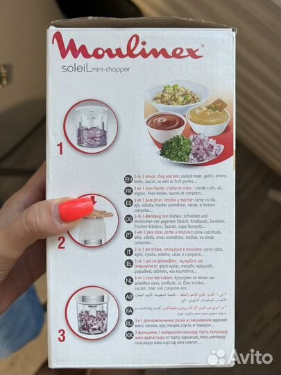 Мини чоппер (moulinex dj360a10)