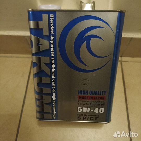 Масло такуми 5w40
