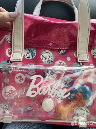 Собака барби с сумкой и аксессуарами