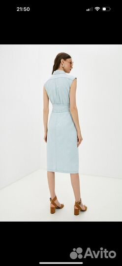 Джинсовое платье love republic