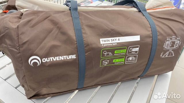 Палатка Outventure Twin Sky 4 объявление продам