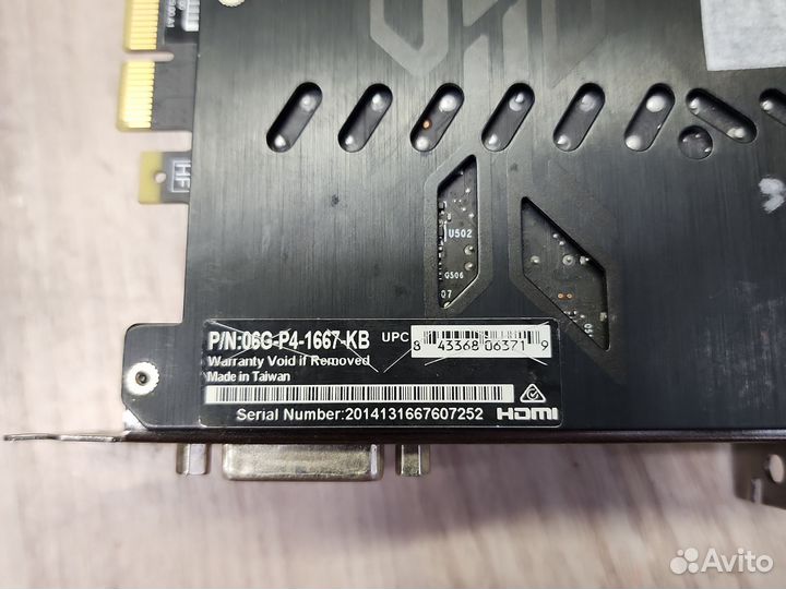 Видеокарта GTX1660Ti 6gb