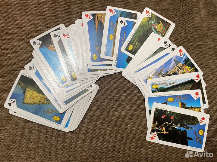 Игральные карты сувенирные крым