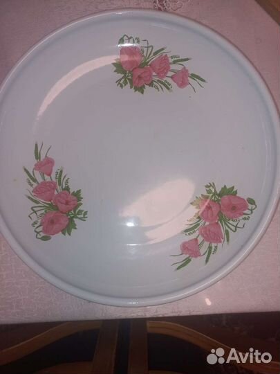 Поднос эмалированный