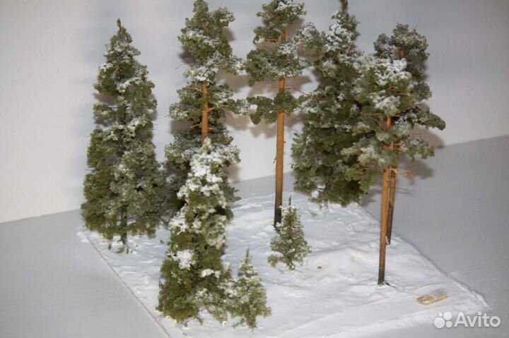 Деревья для макета, диорамы