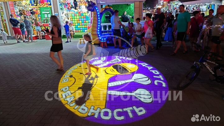 Светодиодные гобо проекторы для наружной рекламы а