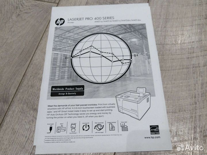 Принтер hp laserjet pro 400 m401a