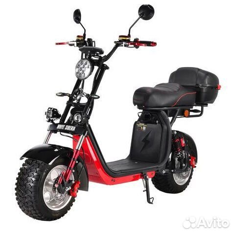 Электробайк citycoco White Siberia pro+