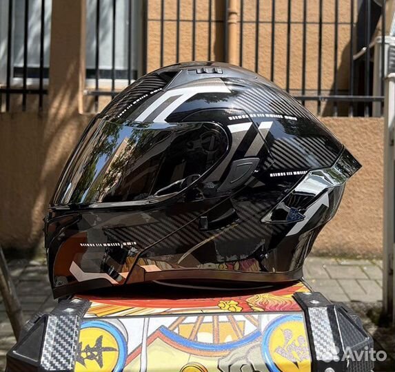 Мотошлем модуляр Orz Dot