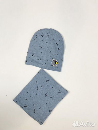 Новые снуд и шапка для мальчика 4-6 лет
