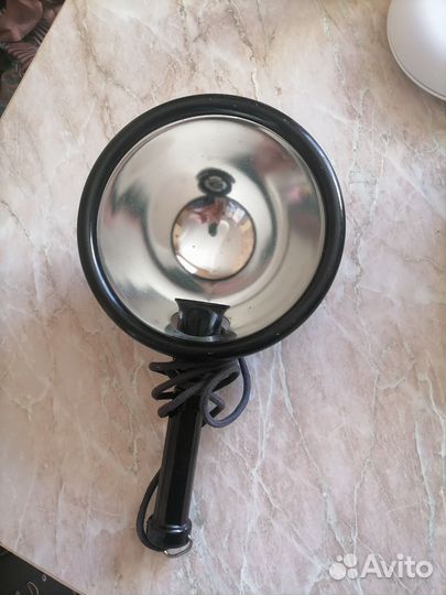 Синяя лампа для прогревания рефлектор