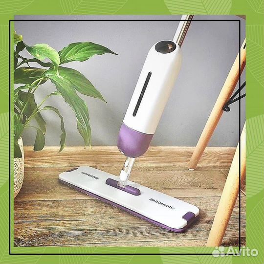 Швабра гринвей С двумя насадками aquamatic M