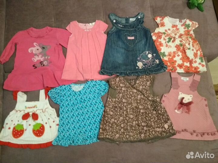 Платья на 3-24 мес