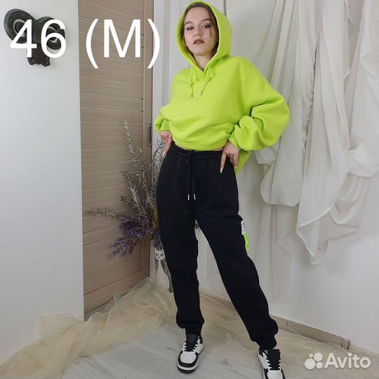 Джоггеры с флисом 7986