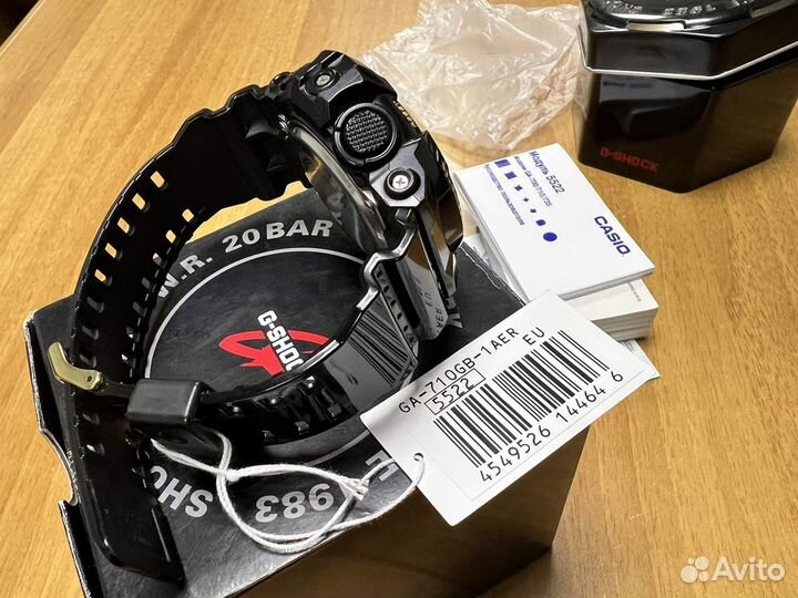 Часы Casio g shock ga 710 gb 1aer новые