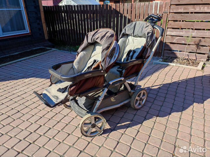Peg Perego duette коляска для двойни и погодок