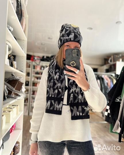 Комплект Michael Kors шапка и шарф