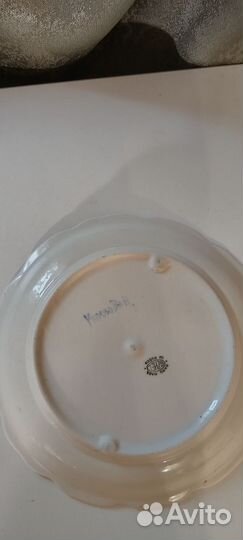 Тарелка менажница Гжель