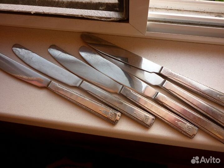 Набор, Ножи нержавейка с символом олимпиады-80