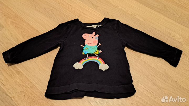 Свитшот для девочек 3-4 года H&M Peppa pig