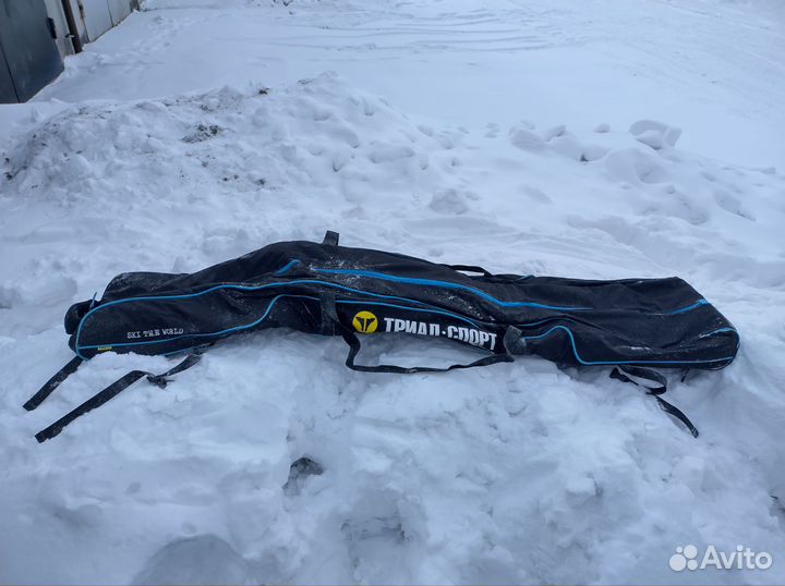 Чехол для горных лыж на колесах