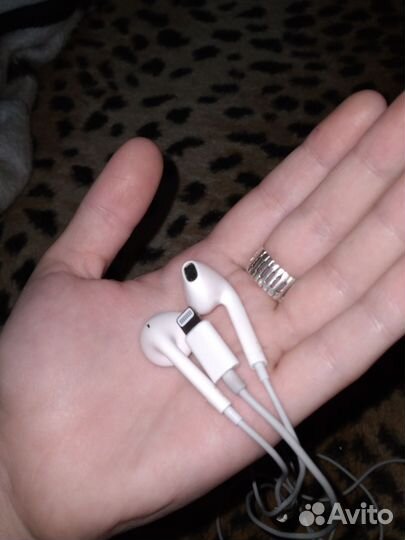 Наушники apple earpods lightning
