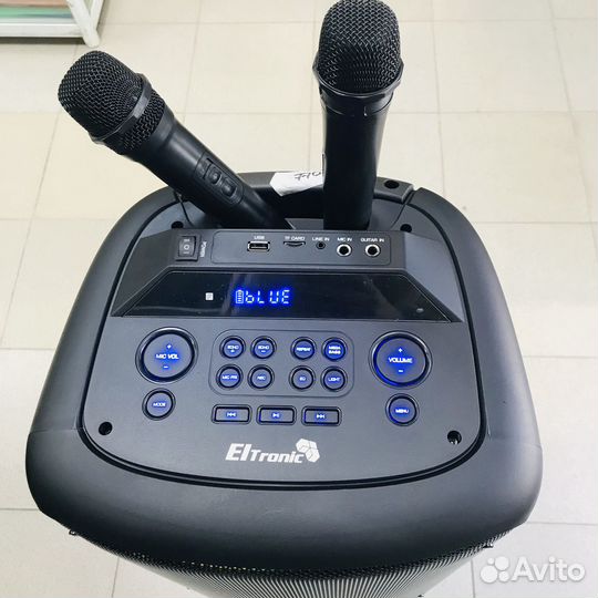 Мощная беспроводная караоке Bluetooth колонка 120W