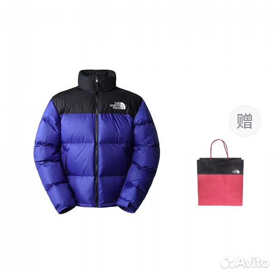 THE north face 1996 Collection Down Jacket Men Blue + Gift Bag (S)(1)