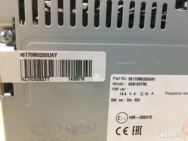 Магнитола Hyundai Creta